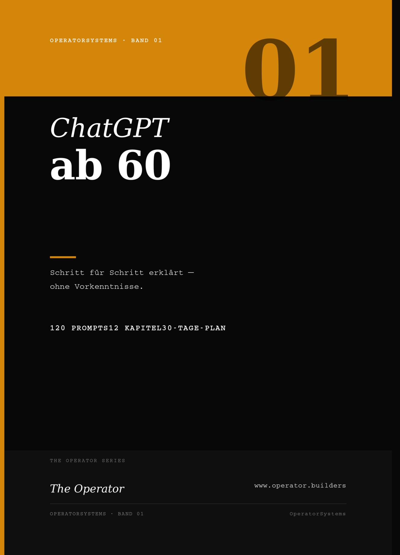 Cover: ChatGPT ab 60