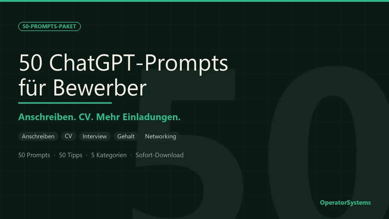 Cover: 50 ChatGPT Prompts for Job Seekers